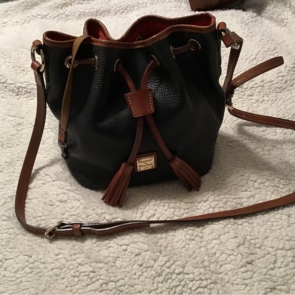 Dooney & Bourke Handbags - Dooney & Bourke Black Bucket Crossbody Bag